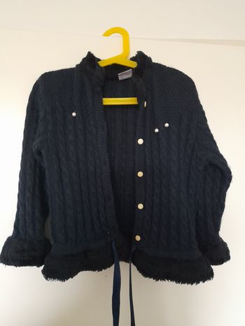 Gilet en mailles torsadées K'chou