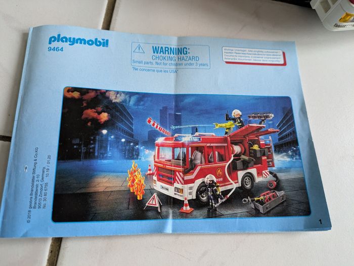 Camion de pompier Playmobil 9464 - photo numéro 8