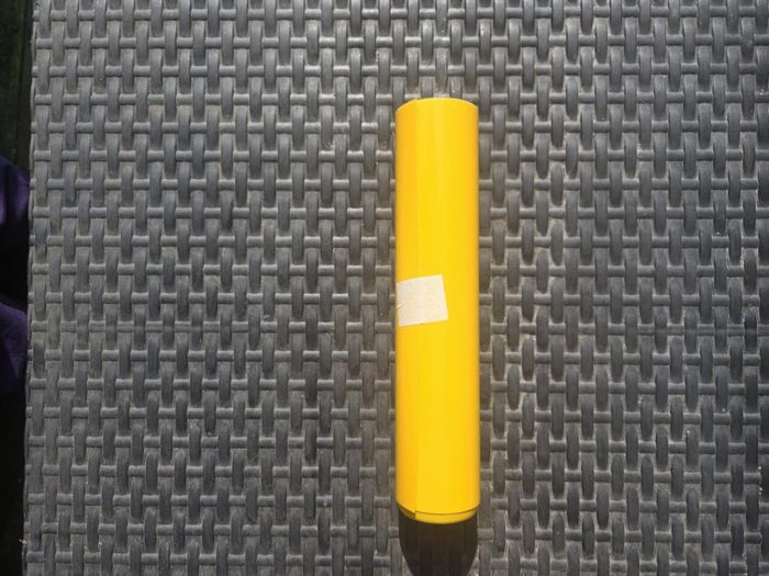 Films autocollant permanent jaune (5 m) pour machine de découpe