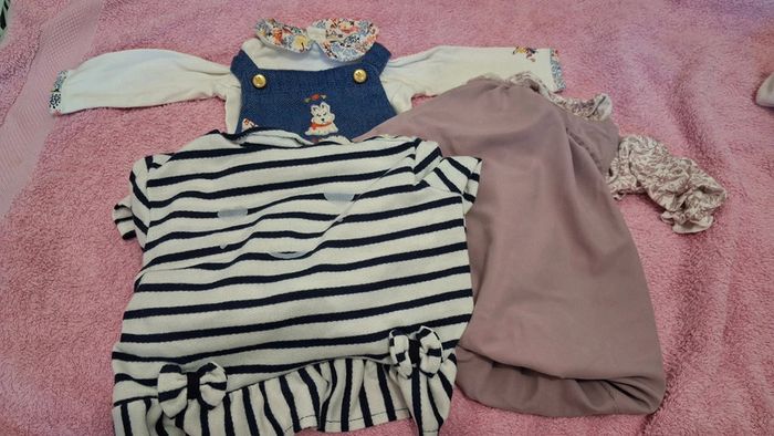 Lot 3 ensembles filles 3 mois.