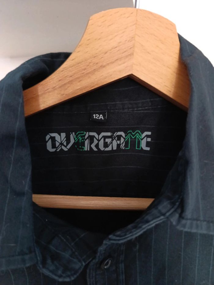 Magnifique chemise manche longue Overgame 12 ans - photo numéro 2