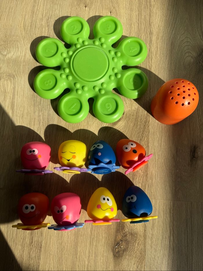 Jouet de bain pieuvre - photo numéro 2