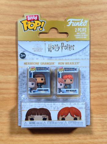 Pack Funko Bitty Pop Harry Potter - Hermione & Ron