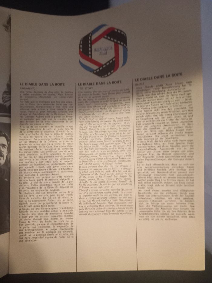 Affiche et synopsis du film le diable dans la boîte - photo numéro 7