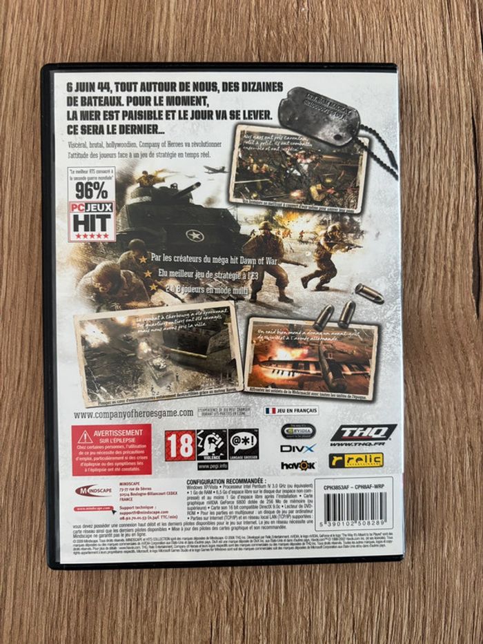 Jeu pc Company of heroes - photo numéro 2