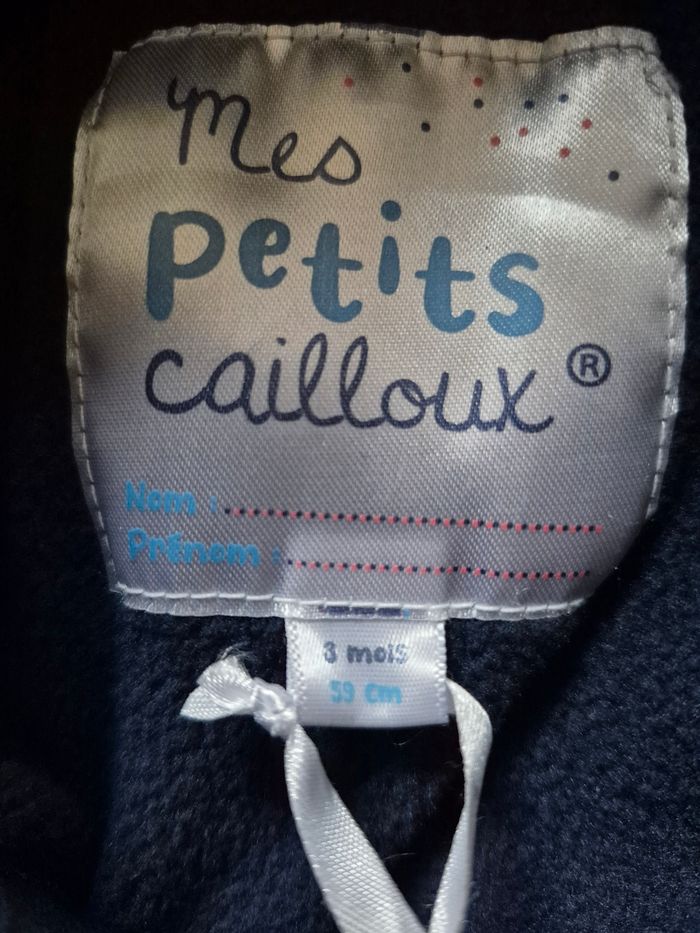 Doudoune Mes petits Cailloux 3 mois - photo numéro 3