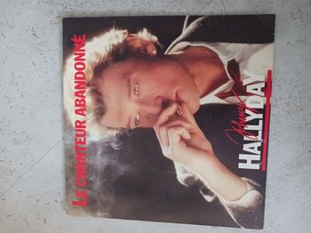 Johnny Hallyday -Le Chanteur Abandonne - Philips 1985 disque vinyl 45 T