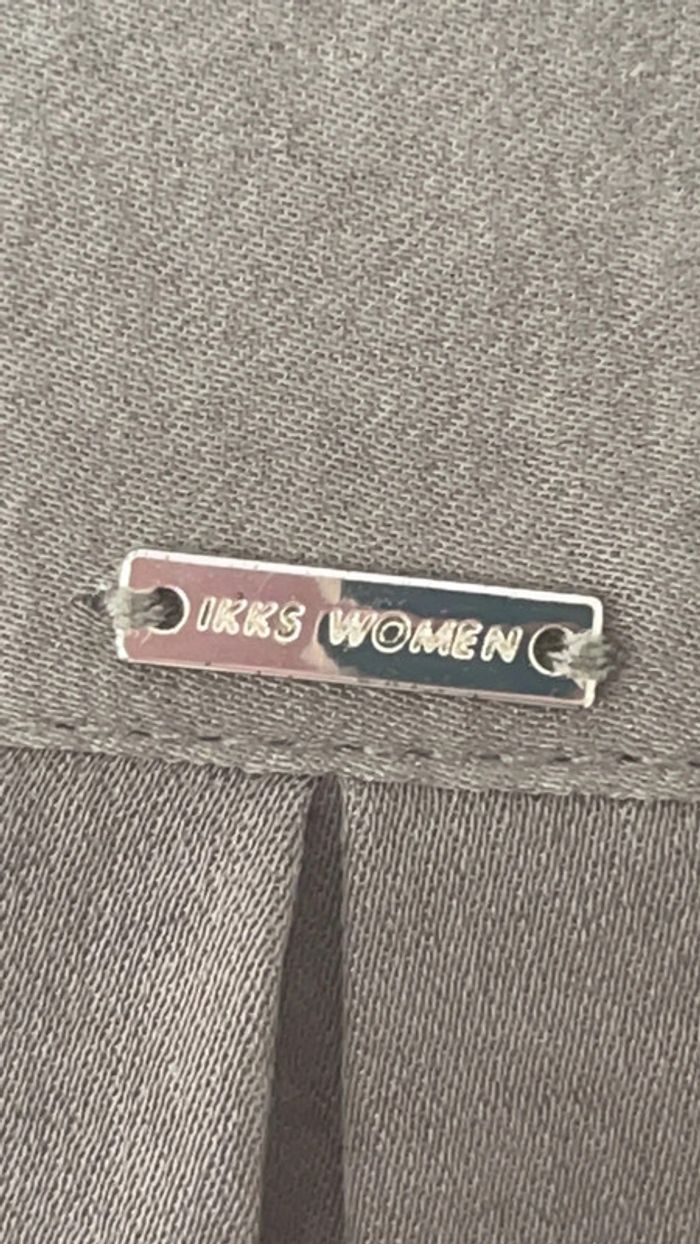 Blouse chemisier kaki Ikks S comme neuve - photo numéro 5