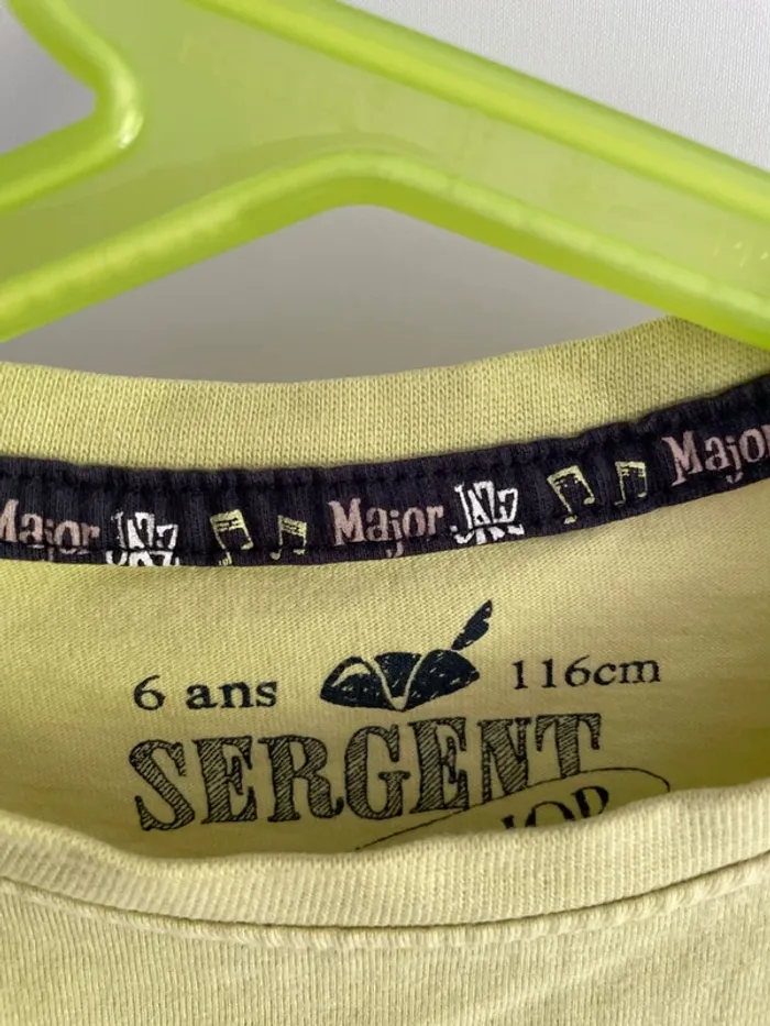 T-shirt 6 ans sergent major - photo numéro 3