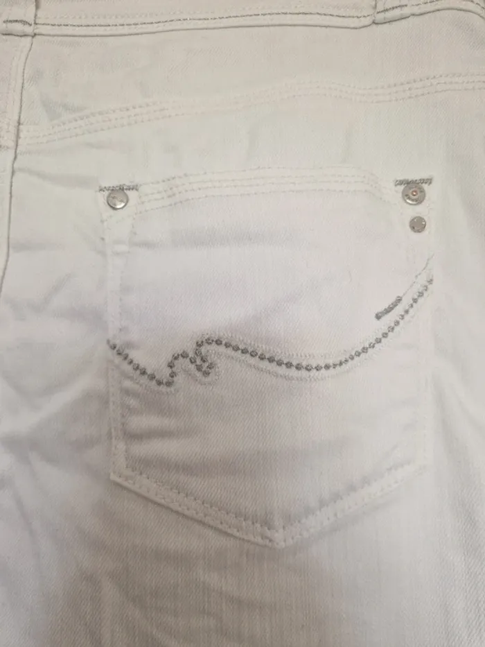 Jupe blanche Morgan taille 38 - photo numéro 4