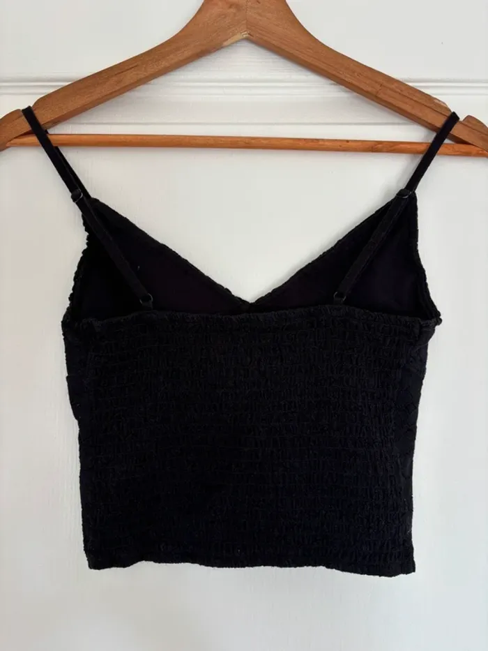 Débardeur court dentelle noir Pimkie taille XS - photo numéro 5