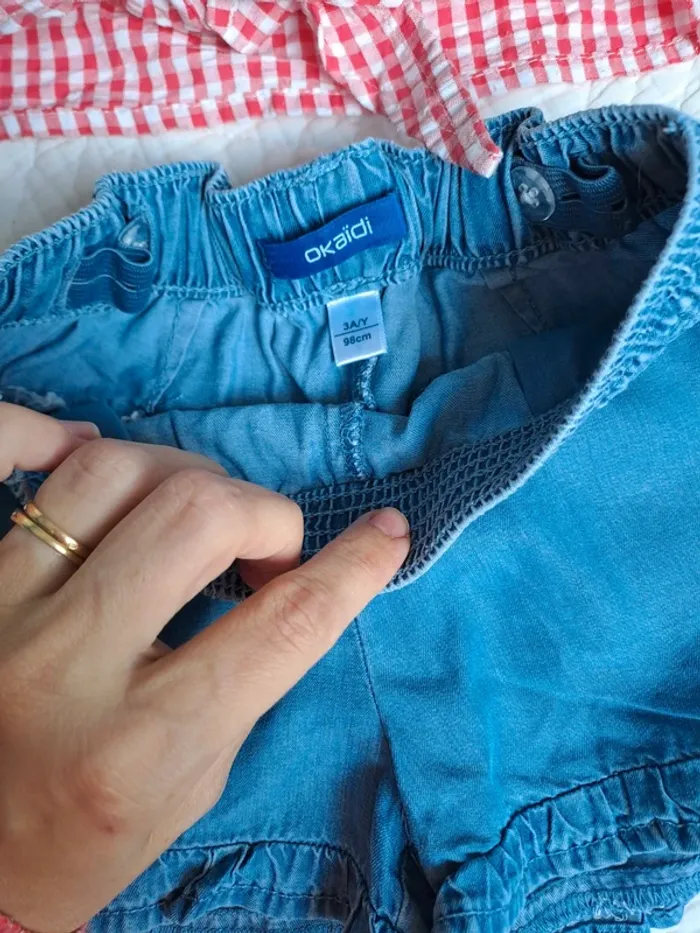 Ensemble Okaïdi short et haut - 3 ans - photo numéro 3