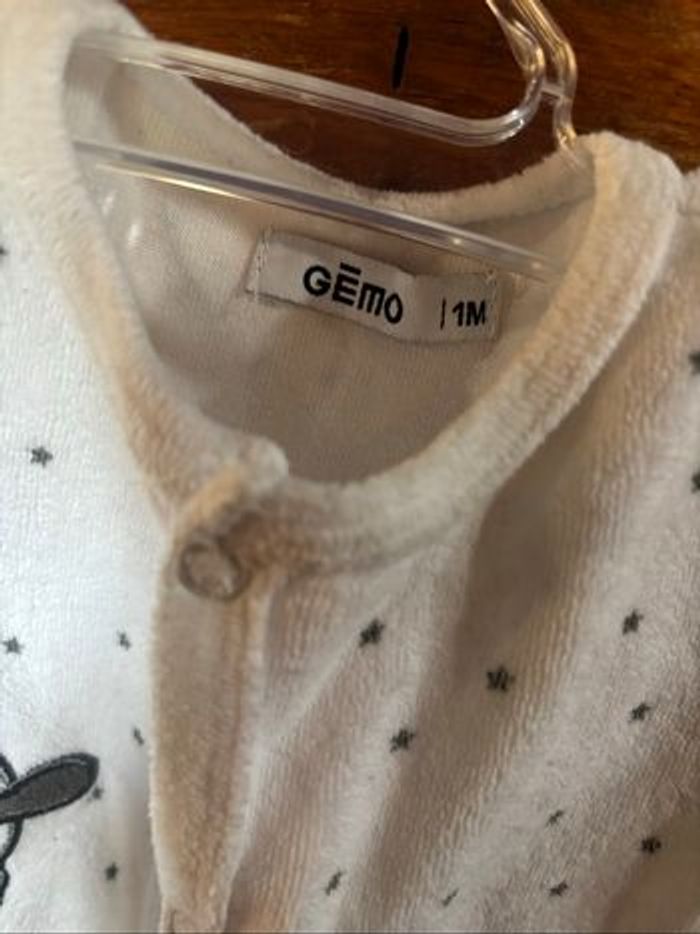 Lot 2 pyjamas gemo 1 mois - photo numéro 5
