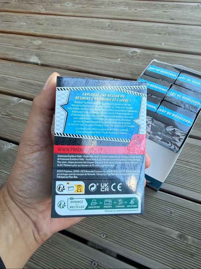 Lot de 7 bundle Pokémon ev10.5 foudre noire - photo numéro 4