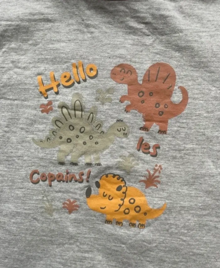 Lot tee shirts manches longues, 12 mois - photo numéro 5