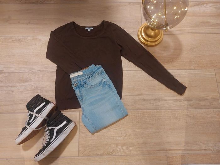 Petit pull léger marron 🍂 - Streboski - taille S