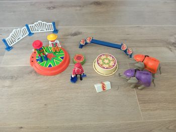 Cirque Playmobil clowns et éléphants