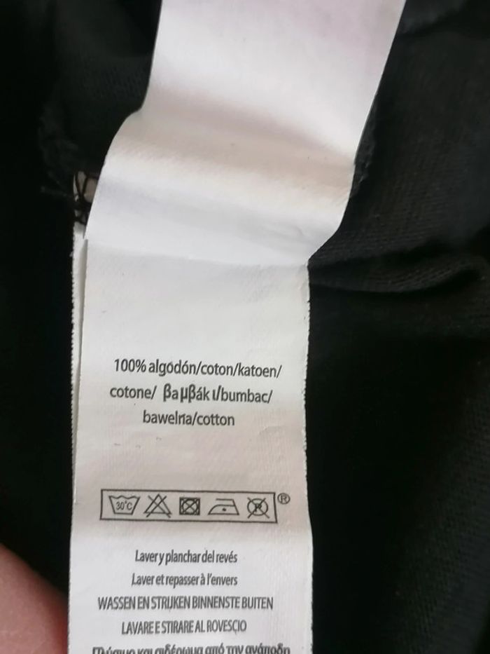 Tee-shirt coton noir 7.8ans - photo numéro 5