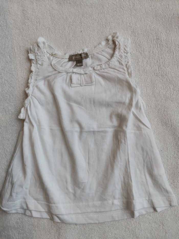 Tee shirt sans manches grain de blé 6 mois