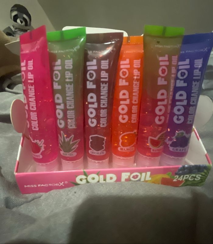 Des gloss gold foil - photo numéro 2