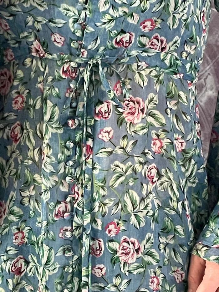 Superbe robe ultra longue fleurie - photo numéro 5