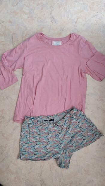 Ensemble Pyjama rose