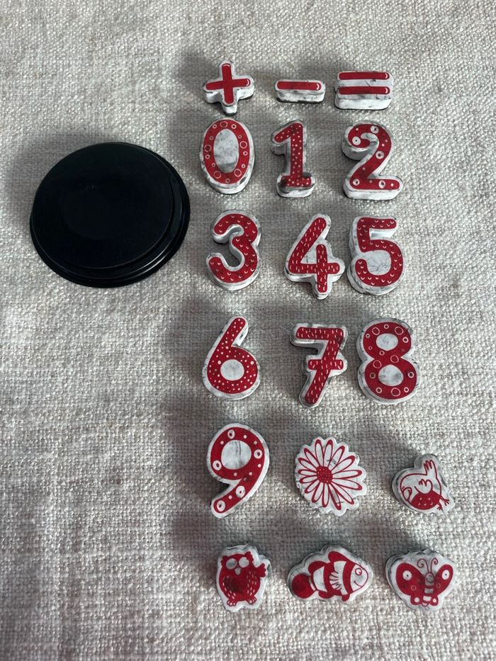 Tampons encreurs chiffres - photo numéro 4