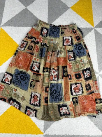 Jupe vintage | Multicolore | Taille unique