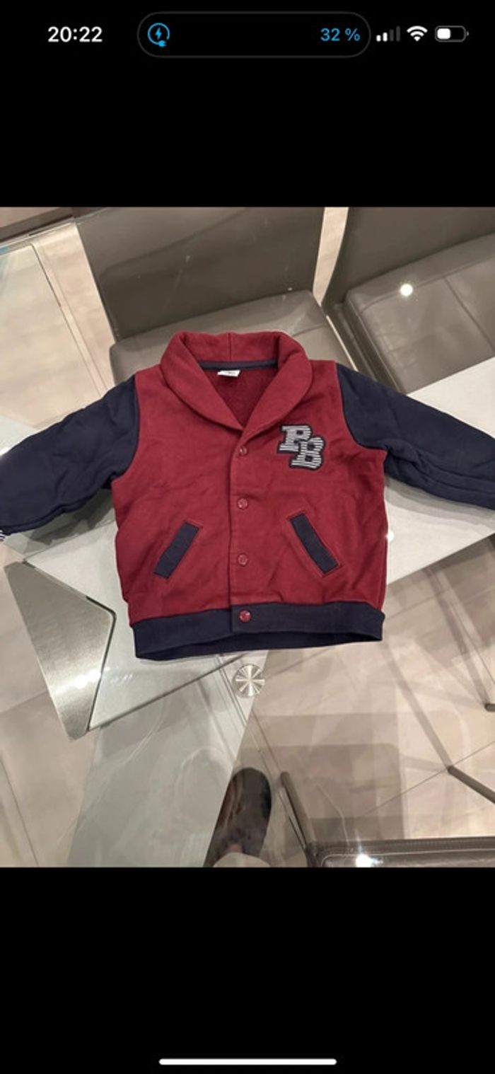 Veste petit bateau garçon 23 mois très bon état