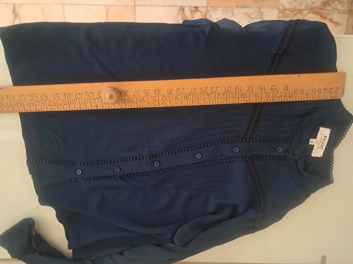 Balzac chemise blouse marine T . 36/38 - photo numéro 15