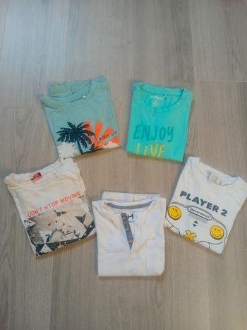 5 t-shirts garçon 6 ans