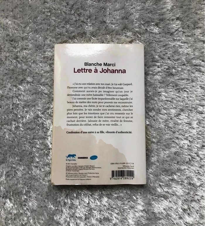 Livre : Lettre à Johanna Plus Belle La Vie - photo numéro 2