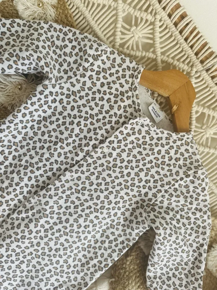 Pijama léopard Tape à l'oeil 24 mois - photo numéro 3