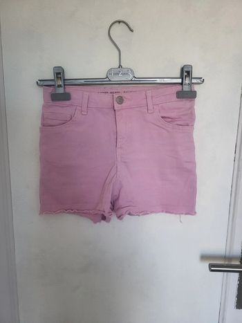 Short en jean rose Taille 10 ans