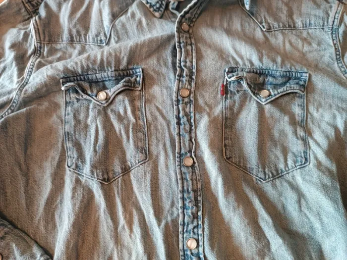 Chemise en jean levi's taille L levis - photo numéro 3