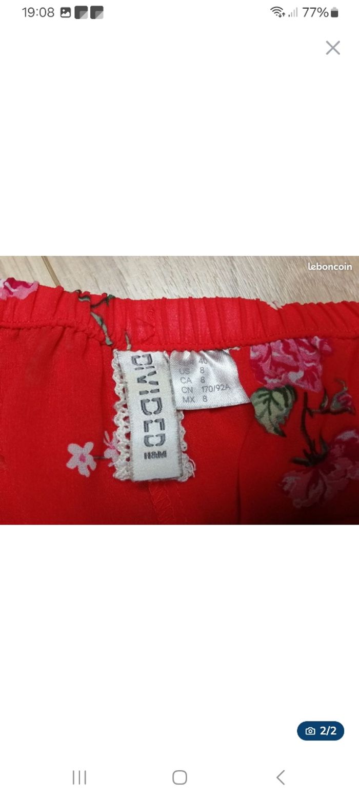 Combinaison short fleuri - photo numéro 2