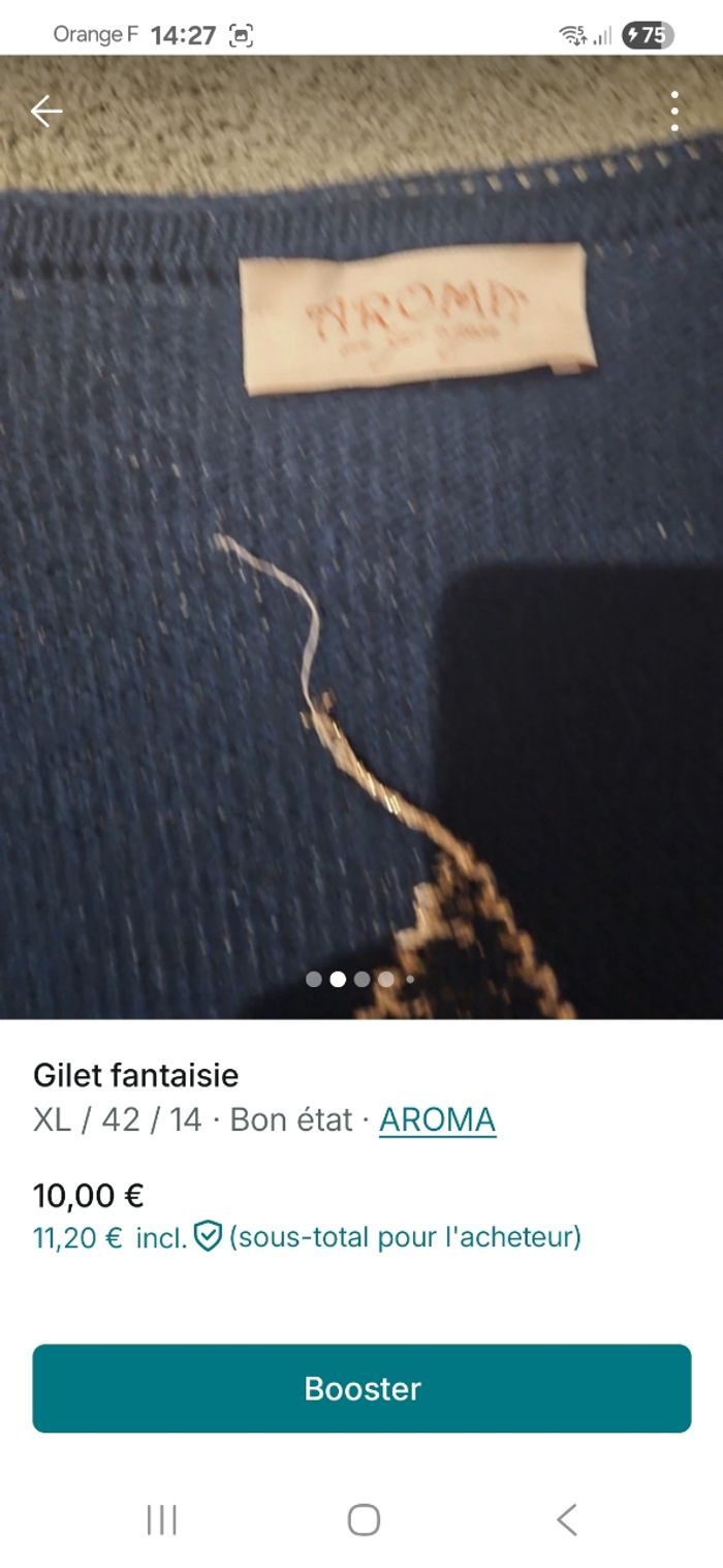 Gilet fantaisie - photo numéro 5