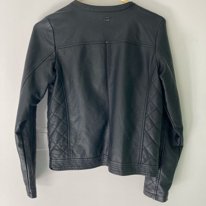 Veste simili cuir fille - photo numéro 2