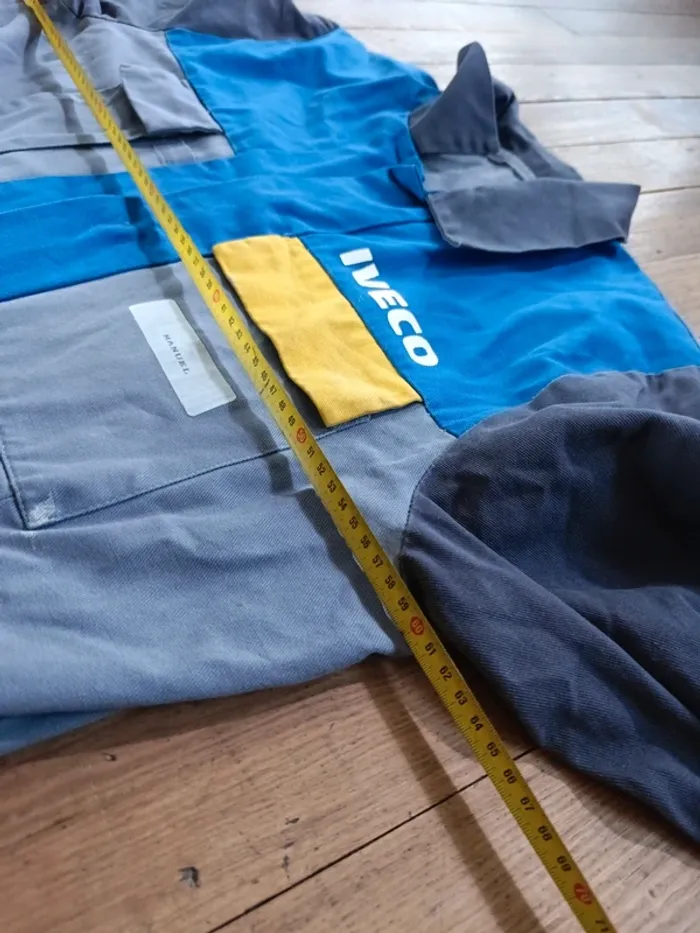 Combinaison de travail workwear - cotte Iveco origin - vintage 00's - L - photo numéro 11