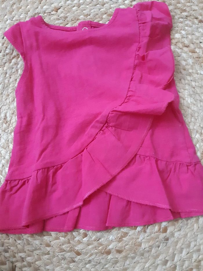 Haut rose Kiabi 3 mois - photo numéro 3