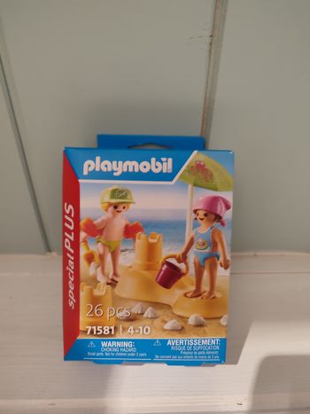 Playmobil 71581 Enfants avec jouets de plage