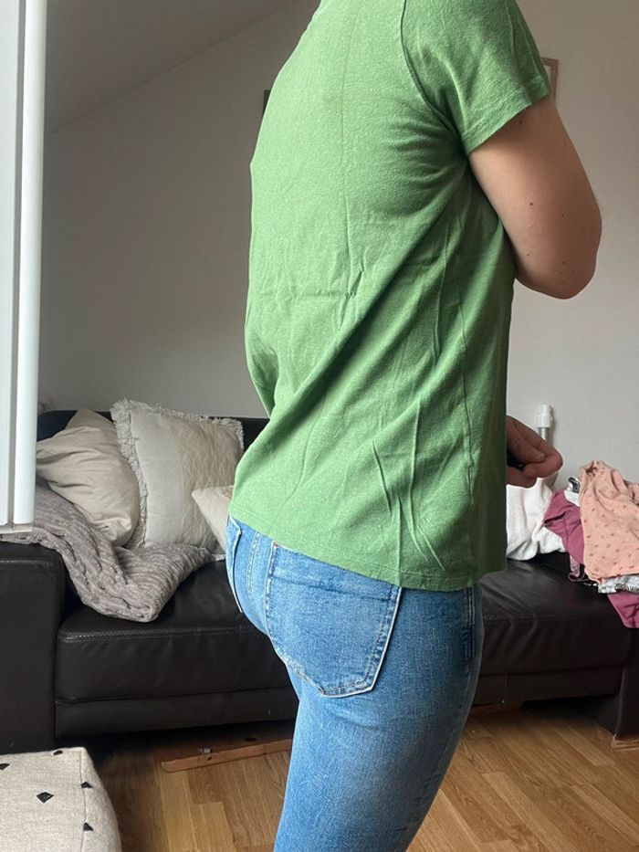 Tee shirt vert - Momoni - S - photo numéro 4