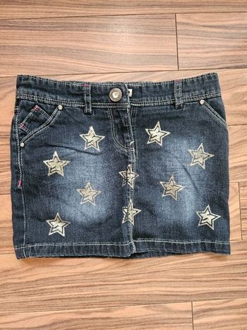 Jupe courte en jean