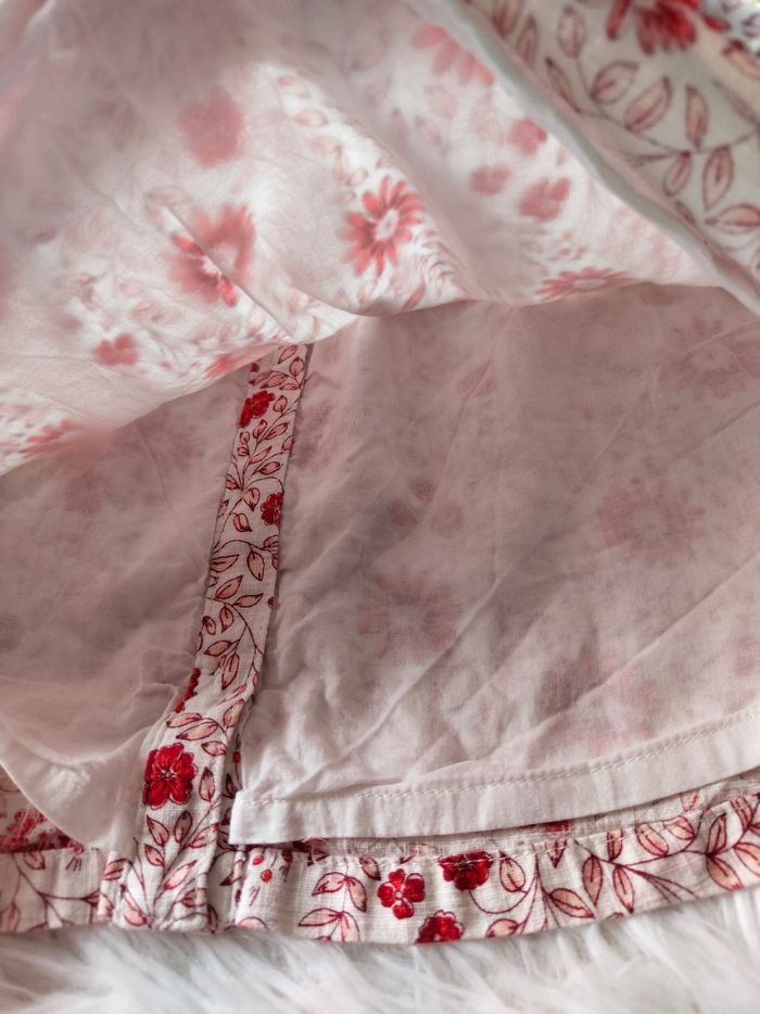 Robe fleurie et son bloomer sergent major fille 6 mois 🎀 - photo numéro 6