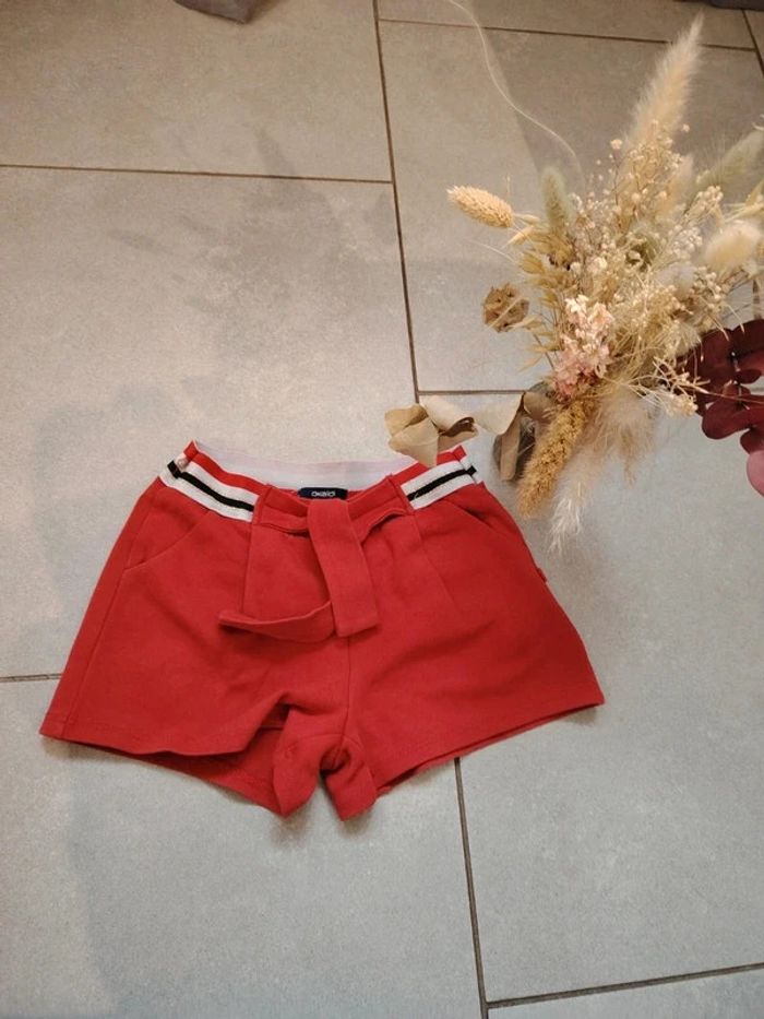 Short Okaïdi rouge