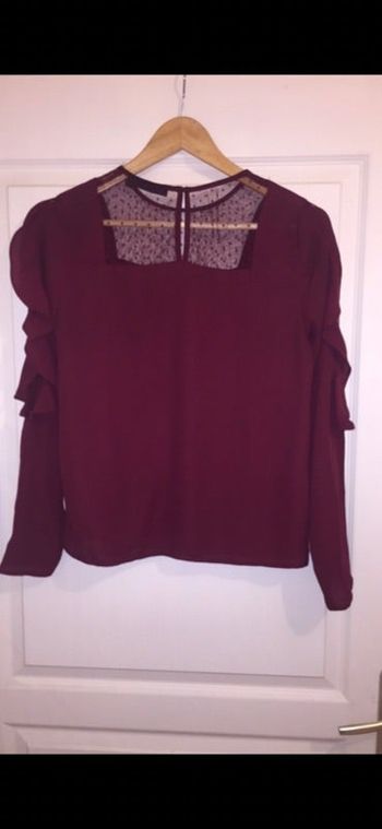 Blouse bordeaux