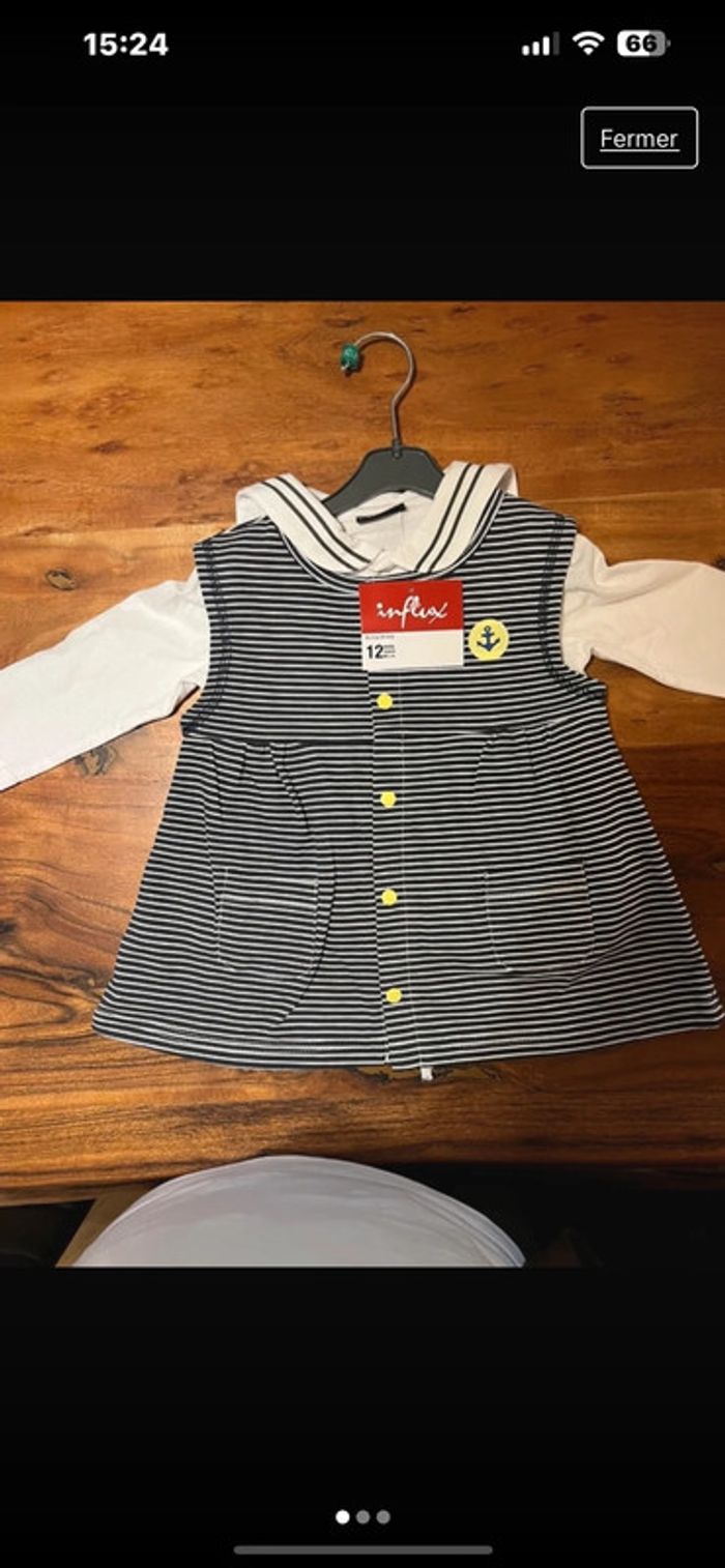 Robe fille 12 mois