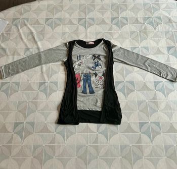T shirt fille - 10 ans - LPG - en très bon état