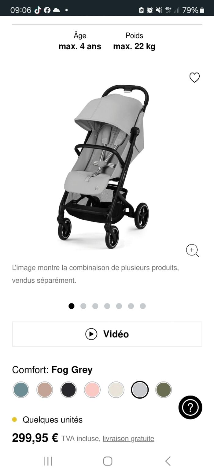 Pousette cybex beezy