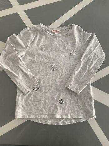 T-shirt manches longues fille 6 ans DPAM